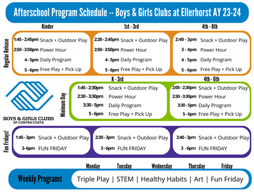 B&GC Schedule